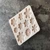 Stampo in Silicone Forma Fiocco di Neve Decorazione per Sapone Fondant Zucchero Artigianato