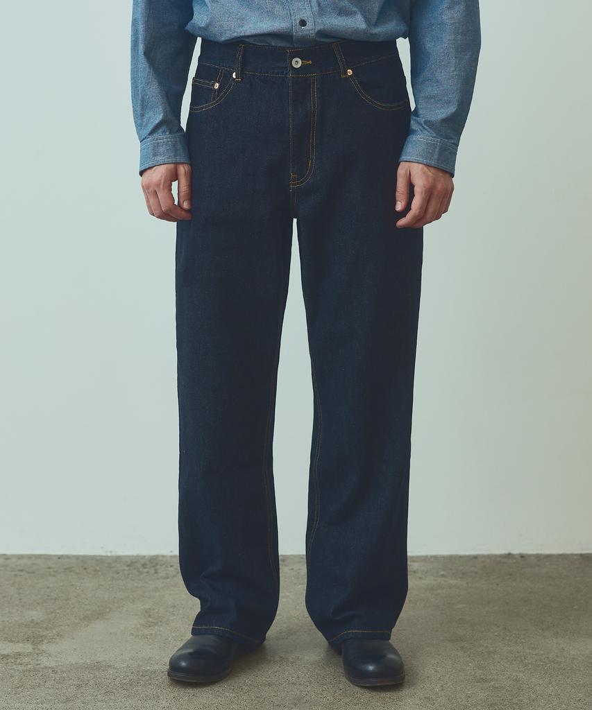 UNIFORM BRIDGE 001 5P Denim Pants 11Oz Indigo One Washed