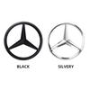 1PCS 7cm Metal Car Engine Emblem Hood Engine Decal for Mercedes Benz A B C E S Class GLE CLA GLA GLC GL ML Car Ornaments BJ1