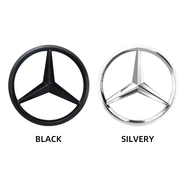 1PCS 7cm Metal Car Engine Emblem Hood Engine Decal for Mercedes Benz A B C E S Class GLE CLA GLA GLC GL ML Car Ornaments BJ1