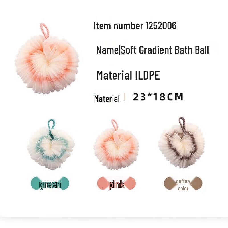 

Chahua Soft Shower Puff 3-Pack