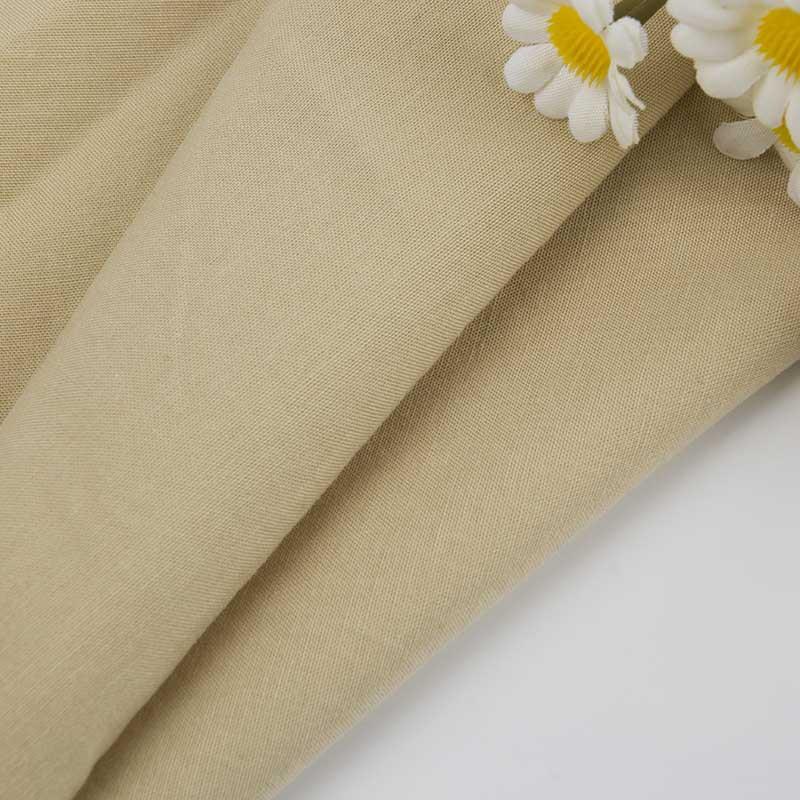 140GSM Tencel Lyocell Cotton Plain Weave Fabric for Summer Clothing