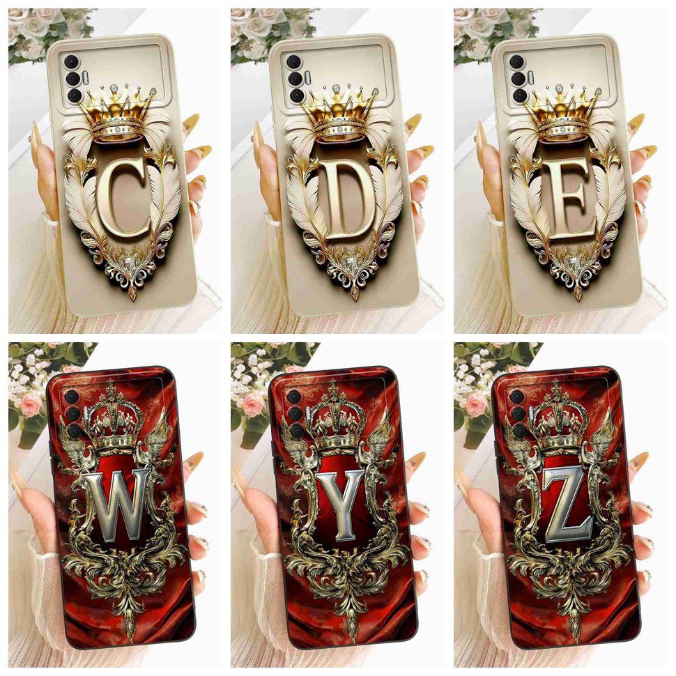 Capa For Tecno Spark 8P Case Cute Crown Letter Silicone Soft Cover For Tecno Spark 8 P 8P KG7H KG7 Phone Shell Casing