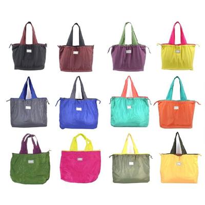 Reusable Waterproof Travel Grocery Bag Fashion Supermarket Shopping Bag Foldable