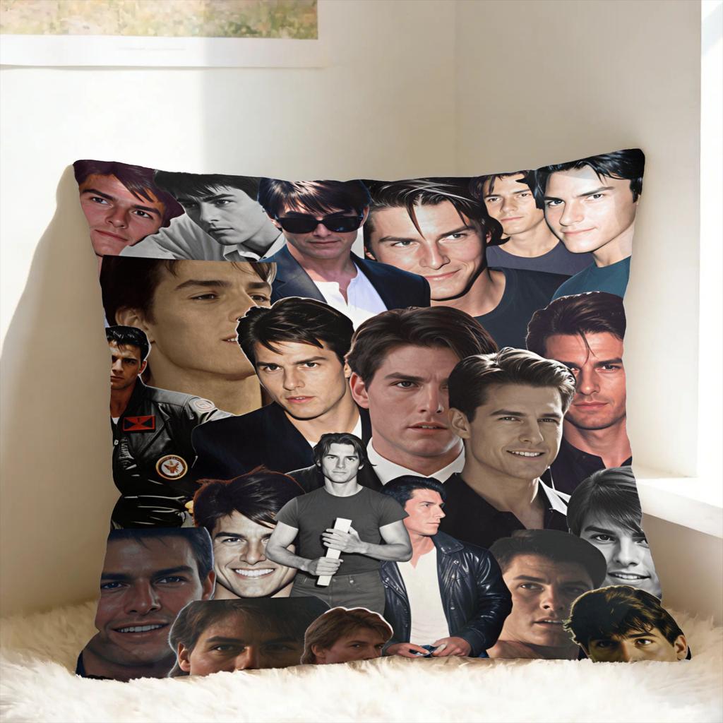Tom C-Cruises Actor Pillowcases  Morden Pillow Case For Sofa Bedroom Home Decor Design Pillow Cover