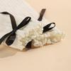 Thermal Ribbed Fingerless Gloves Lovely Ruffle Ribbed Arm Coverage Winter Accessories