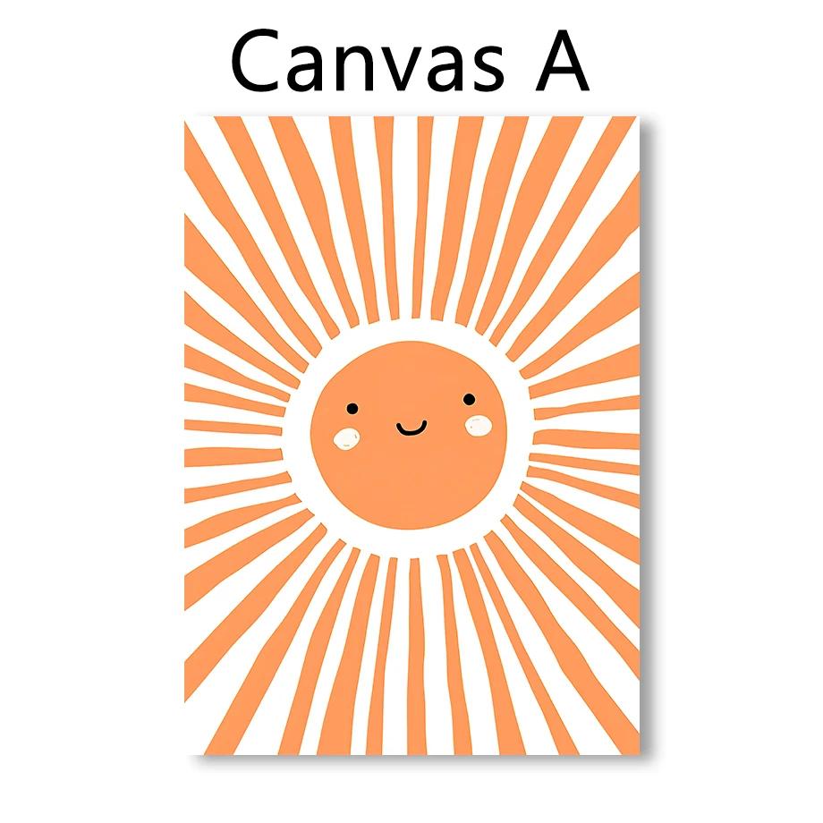 

Бохо Солнце Радуга Сердце Зебра Жираф Лев Детские Принты Дикие Животные Настенное Искусство Холст Картины Постеры Картины Детская Комната Декор 21x30cm No Framed