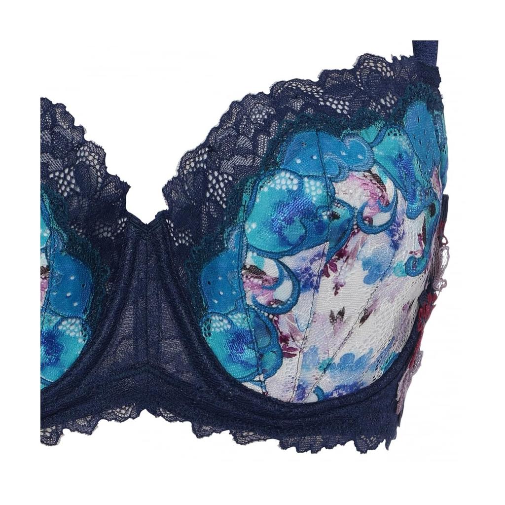Red Label by Triumph 0120 Bra M008 Size G65 (Unpadded) (Blue)