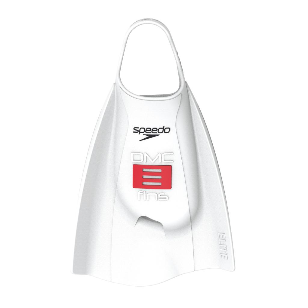 Speedo DMC Elite Size L Fins, Unisex, White,