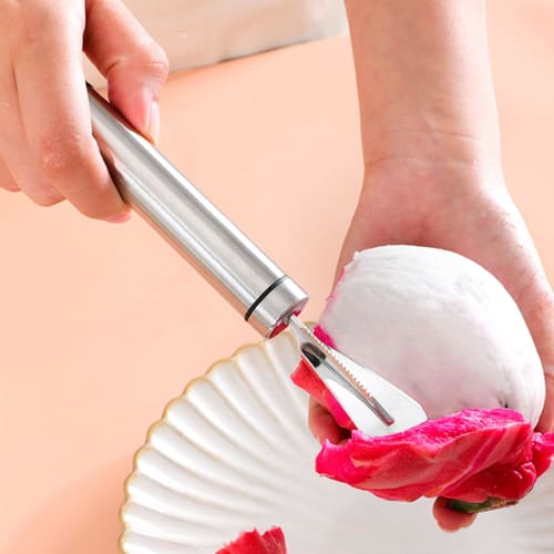 Stainless Steel Citrus Peeler, Grapefruit Peeler, Lemon Peeler, Orange Peeler, Quick Peeling, Easy and Safe, Hand Protection, Rust-proof, Lightweight,