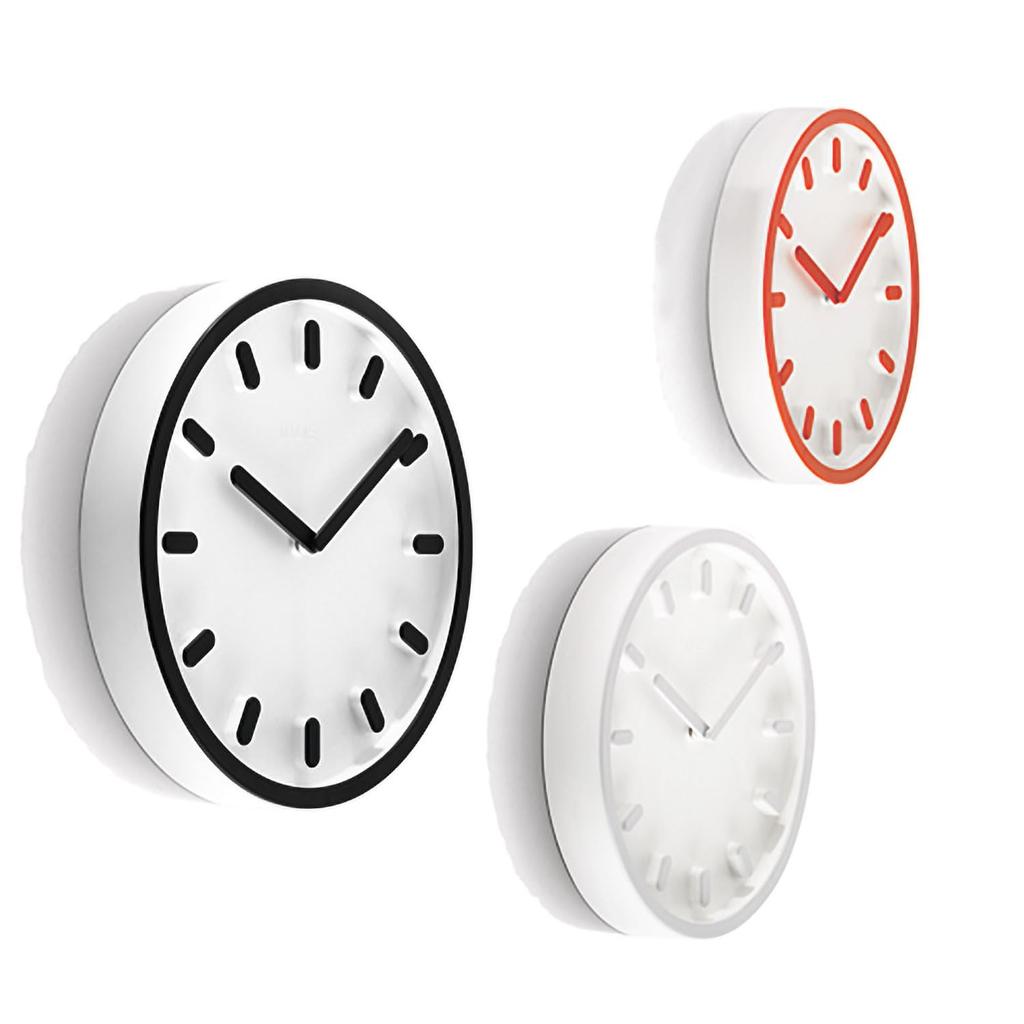 Magis Wall designed by Naoto AC510 Clock, Orange, 30x30x4cm, TEMPO, Fukasawa,