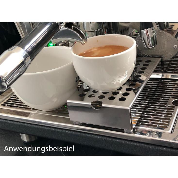 YOLOYO Coffee Drip Tray, Espresso Cup Riser Stand, Espresso Mug Riser Holder with Premium Stainless Steel for Espresso Machines, Height 40mm