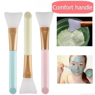 Weißer Stab, Puderstab, weicher Haarmaskenpinsel, Silikonmaskenpinsel, Make-up-Pinsel, Beauty-Pinsel, Filmpinsel, Maskenapplikator