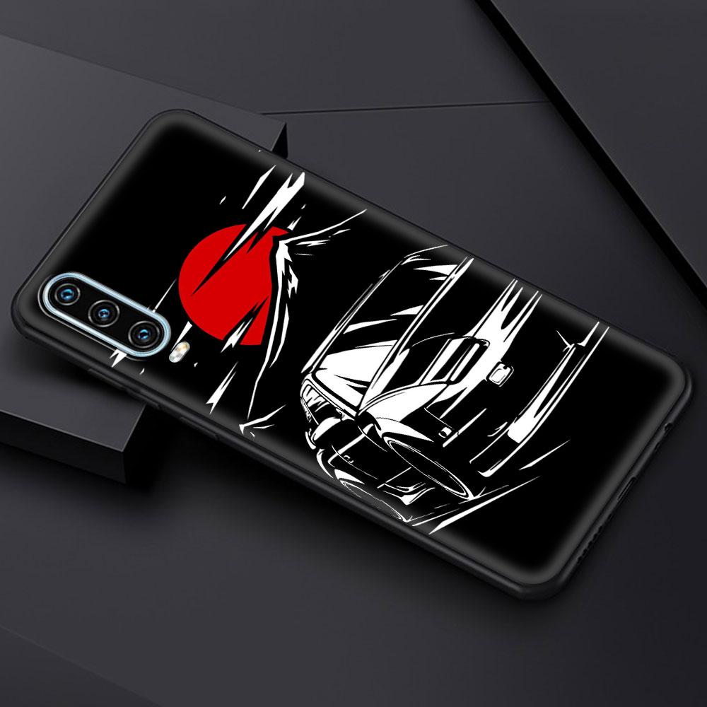 Japan JDM Sportwagen Männlich Männer Handyhülle Für Huawei P30 Lite P50 Pro P20 P40 Lite E P Smart Z 2021 Y6 Y7 Y9 2019 Y6p Y9s Hülle