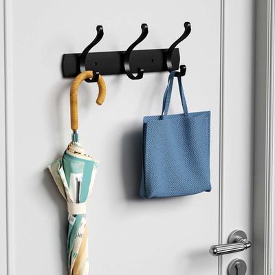 Wall Hook Clothes Hanger No Drill Mounted Fitting Room Bedroom Coat Rack for Hat Towel