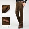 Autumn Winter Men's Corduroy Pants Business Dress Pants for Men Straight Trousers Streetwear Heavyweight