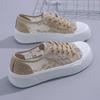Summer Women Lace Casual Shoes Woman Breathable Mesh Sneakers Flats Platform Floral Loafers Comfort Shallow Walking Shoes