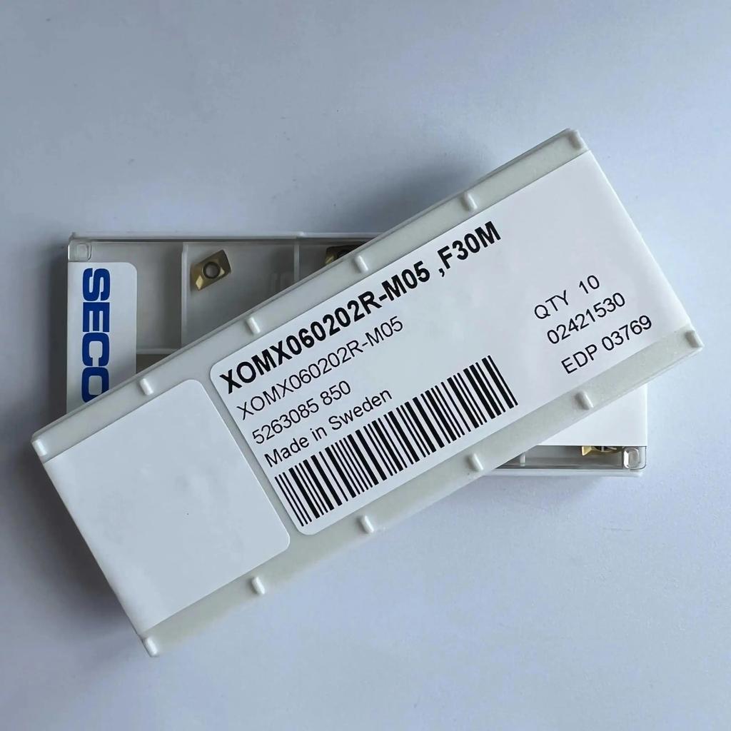 SECO / XOMX060202R-M05,F30M /Original genuine CNC alloy blade 10 PCS