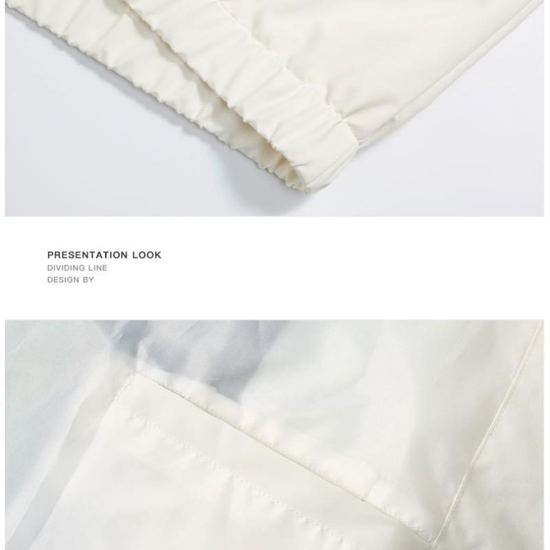 Весенне-осенняя водонепроницаемая куртка корейского модного бренда с капюшоном и принтом — фото 6