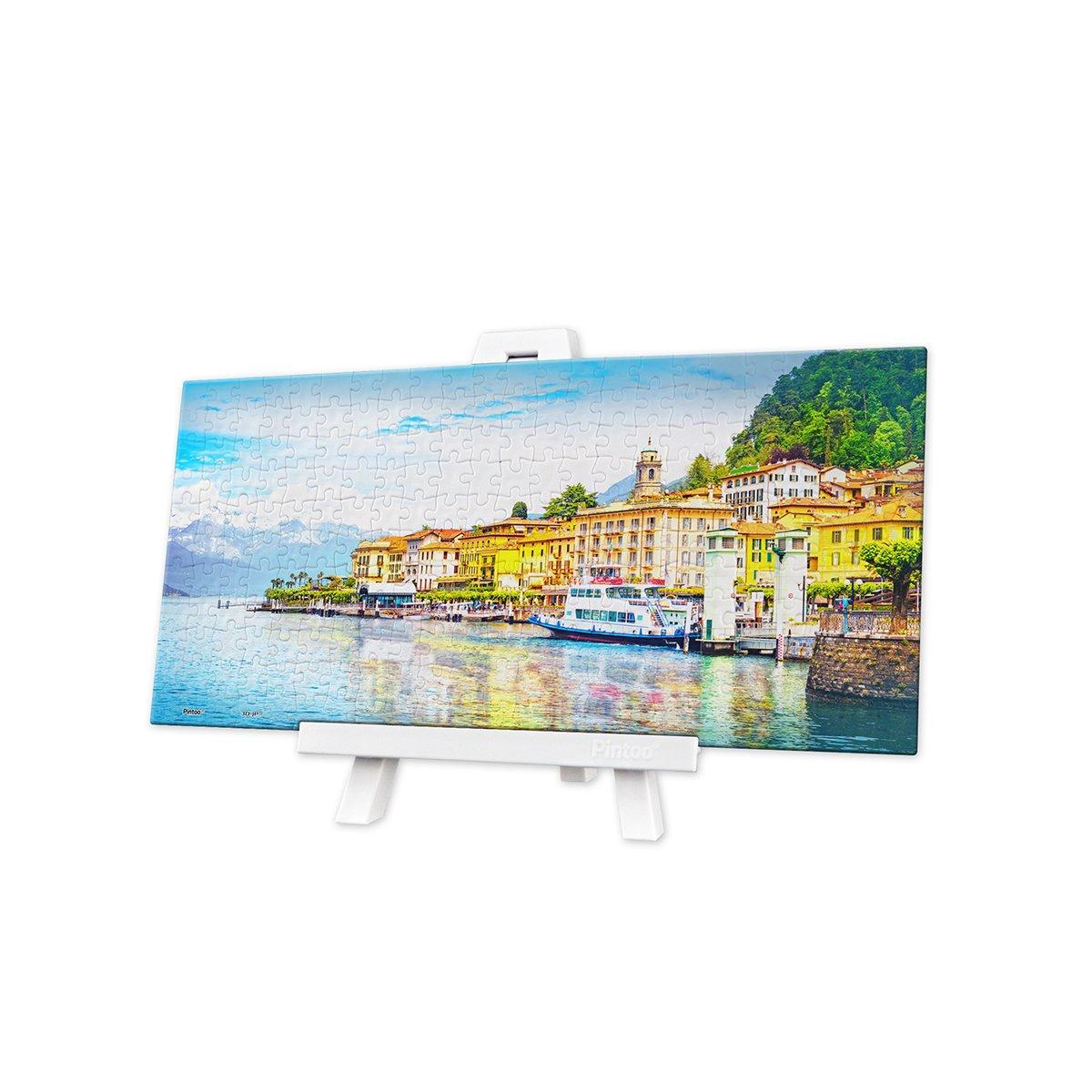 

Pinto Мини Пластиковый Пазл Как для Детей и Без Сломанных Защелок 253 Детали Озеро (Италия) (9x18cm) Взрослые, Штуки, [P1237]