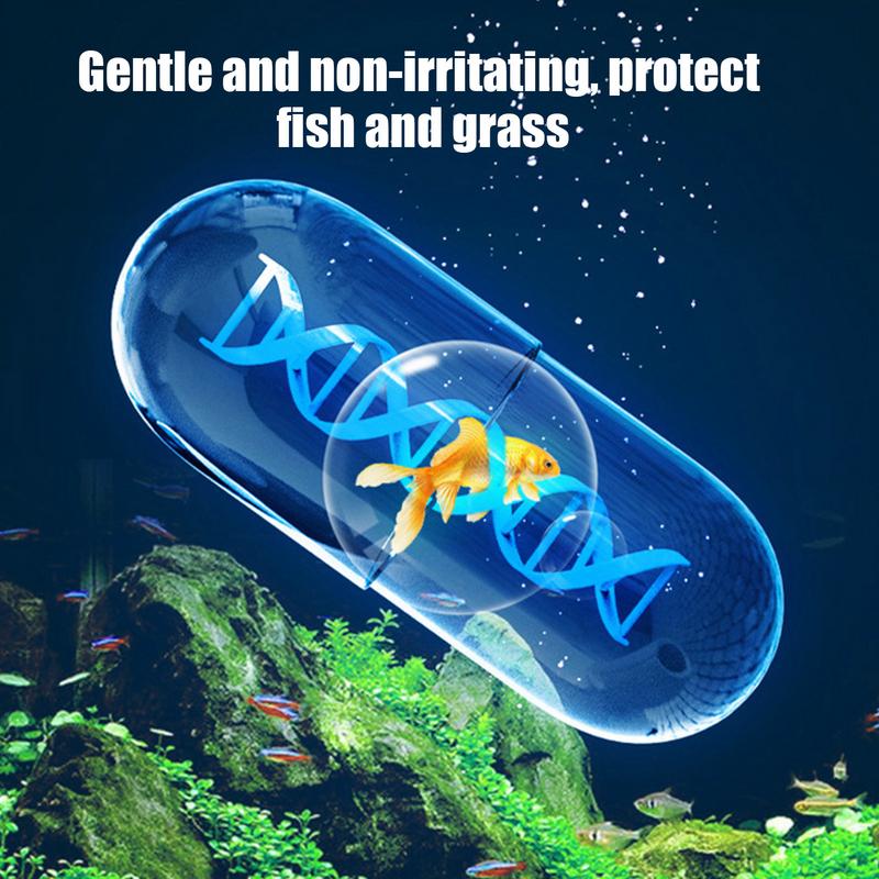 Water Purification Tablets 1 Bottle Fast Aquarium Water Filter Fish Supplies Potable Aqua Tablets Natural Fish Tank Accessories
