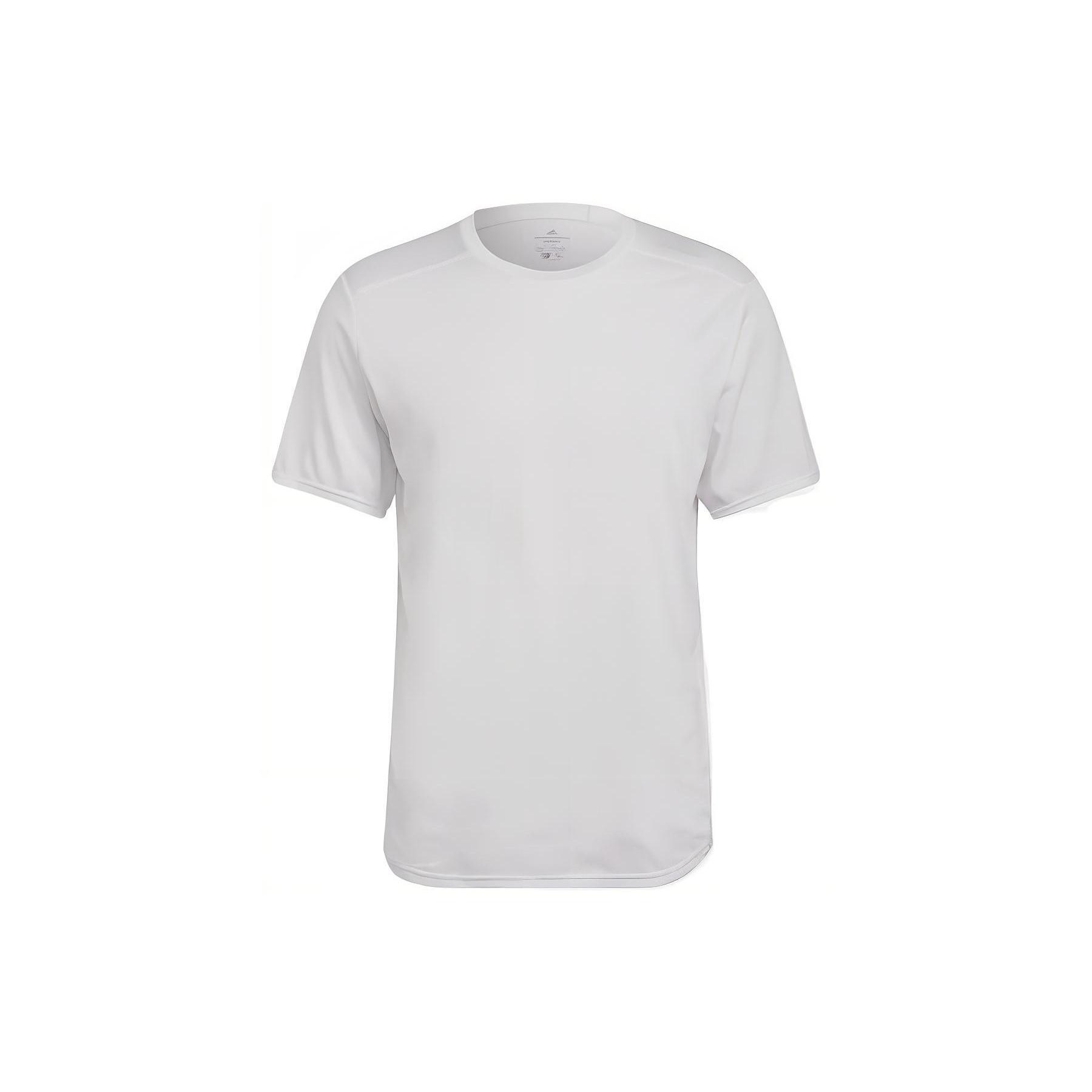 adidas Running Sports Round Neck Short Sleeve White Men s HC9826 XS