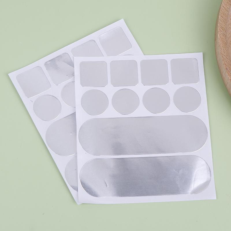 5Pcs Stainless Steel Pot Sticker Self-Adhesive Repair Tape Pot Patches Waterproof High Temperature Resistance Aluminum Foil Tape