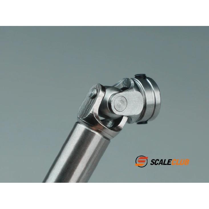 SCALECLUB Metal Stainless Steel Driveshaft CVD Universal Joint For Tamiya 1/14 Towing Truck/Dump Truck 1/10 Crawler Model Parts