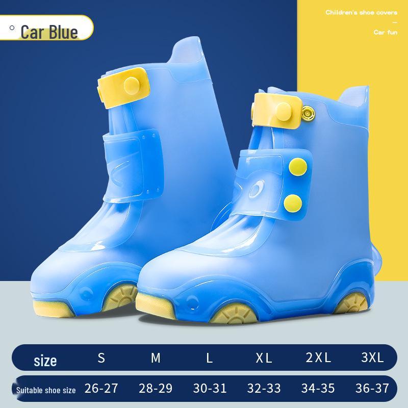 Waterproof Non-slip Silicone Rain Boot Covers for Kids & Adults