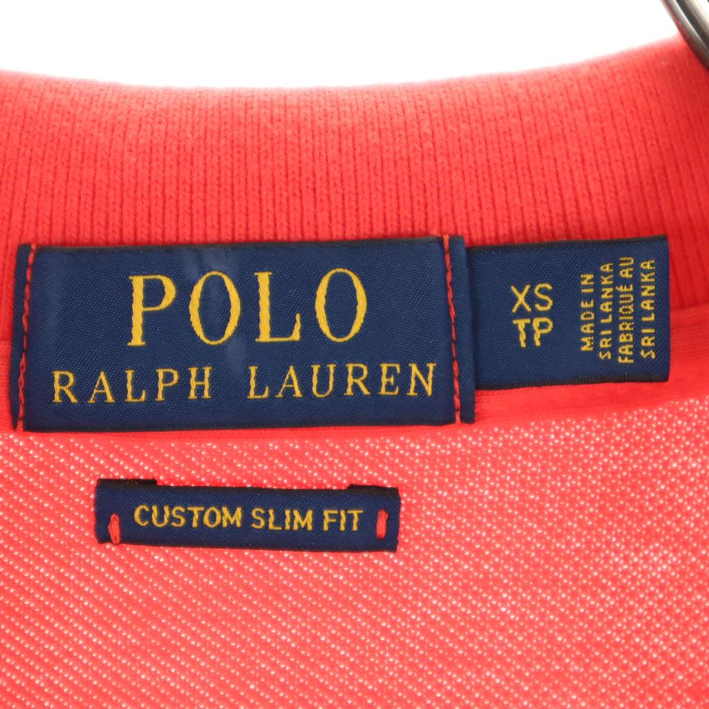 Polo Ralph Lauren Short Sleeve Custom Slim Fit Polo Shirt XS Red Series Men's Used
