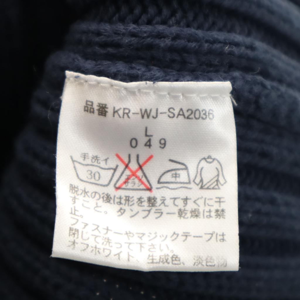 POLO JEANS COMPANY knit Zip jacket L Navy Impact 21 Women Used