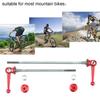 2pcs Ultralight Titanium Alloy Quick Release Skewer Bike Replacement Repair Parts (Red)