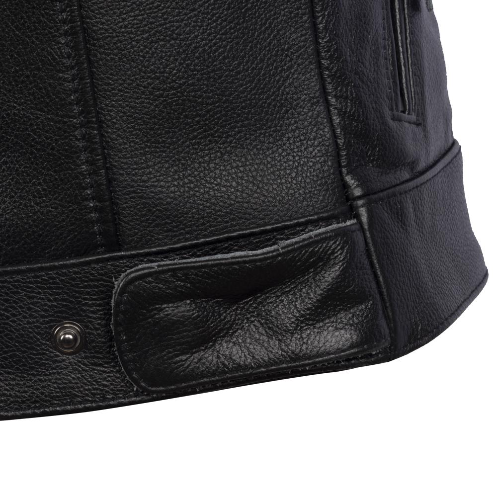 Classical Motorcycle Biker Real Cow Leather Vest Men Genuine Leather Vests