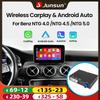 Wireless CarPlay Android Auto Decoder For Mercedes Benz A GLC CLA GLA E GLE CLS Class W176 W205 NTG4.0/4.5/5.0 Mirrorlink