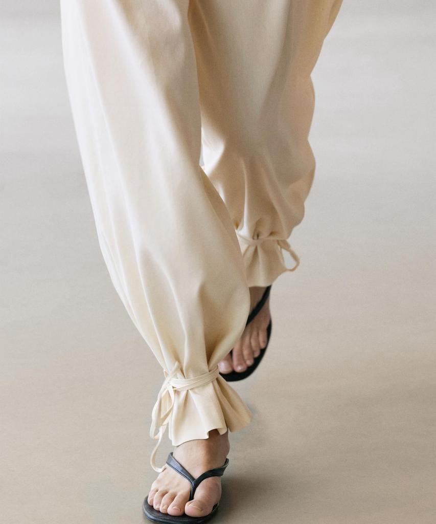 Masimodutti Fluid Barrel Fit Pants