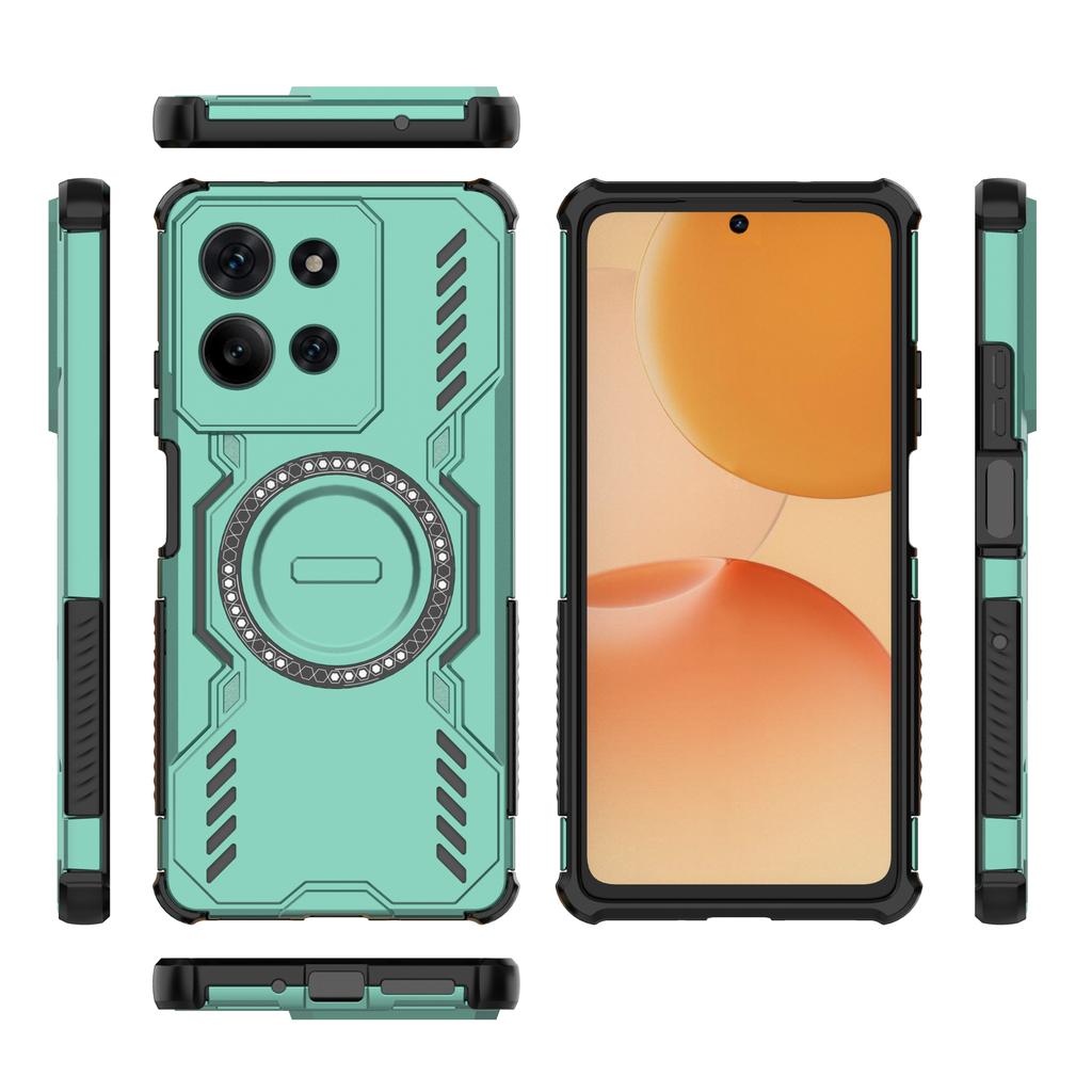 Pro Motorola Moto G75 5G Pouzdro Magnetická přitažlivost Armor Nárazník Pro Motorola Moto G75 Pouzdro pro odvod tepla Pro Motorola Moto G75