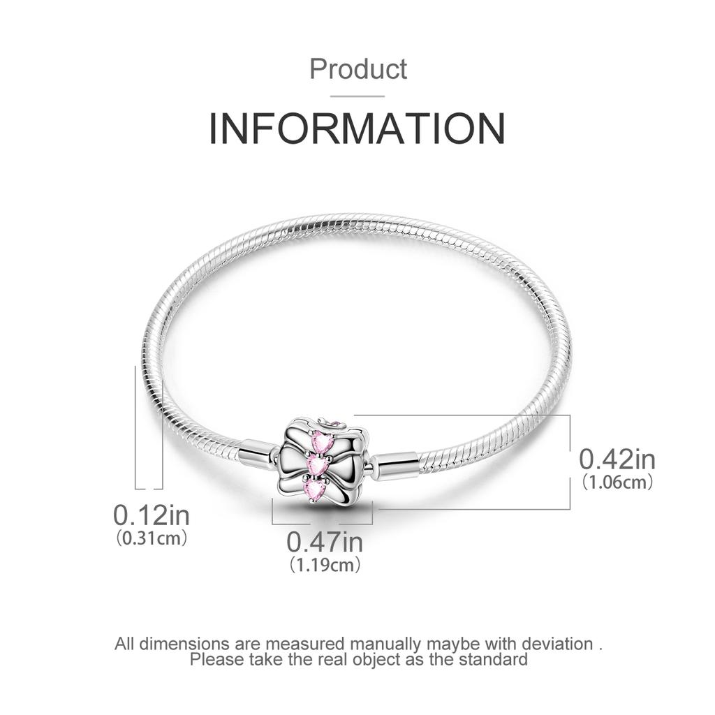 copper Plated Authentic 1720CM Bangle Bow Tie Cat Heart Zircon Bracelets Compatible With Do It Yourself Charm Bead Charms Birthday Jewellery Gifts