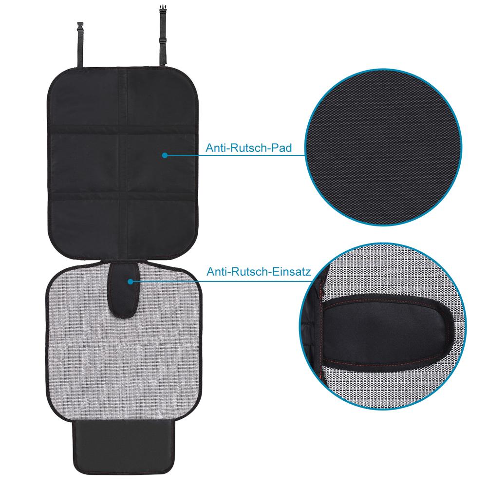 With Storage Bag Anti Scratch Oxford PU Leather Child Safety Seat Mat Car Seat Protective Cover Anti-Slip Pad For Baby Kids