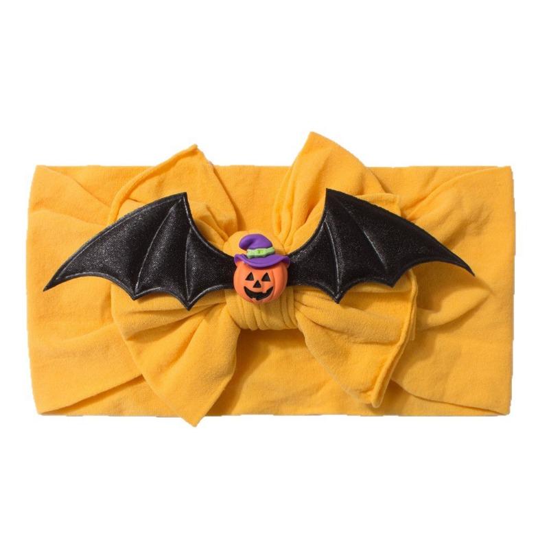 New Halloween Baby Headband, Cute Bat Children's Accessories, Nylon Elastic Funny Baby Hair Accessories