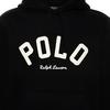 Polo Ralph Lauren FW24 Letter Logo Printed Slim Fit Hoodie Men Hoodies Black 710952040-002