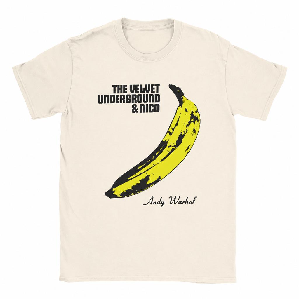 The Velvet Underground Band TShirts Hip Hop Streetwear Cotton Short Sleeve Harajuku Unisexs and Unisexs Summer Vintage T Shirt