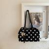 Korean Multi-Compartment Polka Dot Tote Bag Women'S New Fashionable Versatile Commuter Large-Capacity Portable Shoulder Bag