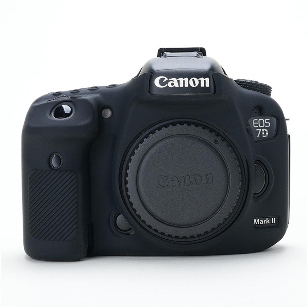7DII Soft Silicone Armor Camera Body Cover Case For Canon EOS 7D Mark II 7D2 Rubber Protection Camera Bag