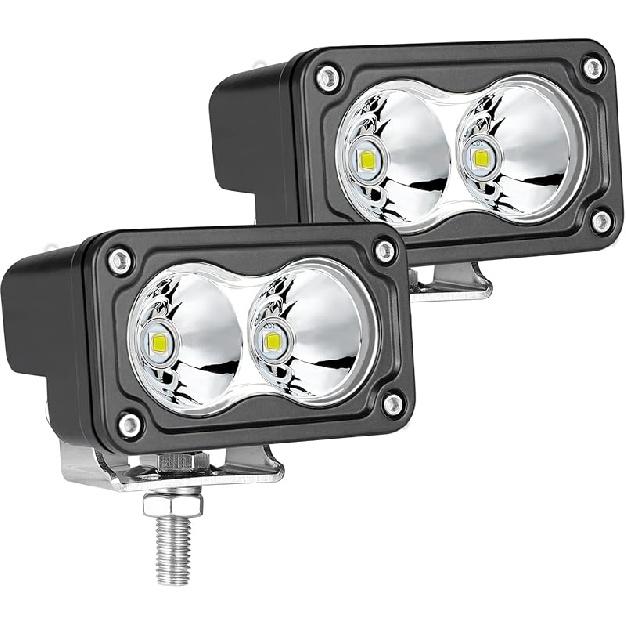 3 Inch Driving Lights 2Pcs 40W LED Pod Light Off Road Spot Light Bar Super Bright Work Flood Light Cube Combo LED Bumper Lights Fog Light For Truck