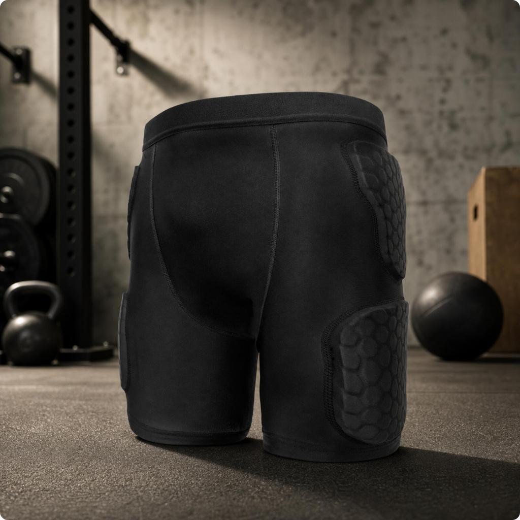 Safety Padded Compression Shorts Elastic for Football
