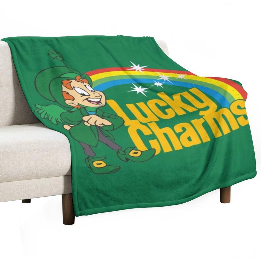 LUCKY CHARMS T-Shirt Throw Blanket Blankets For Baby Weighted Custom Furrys Blankets