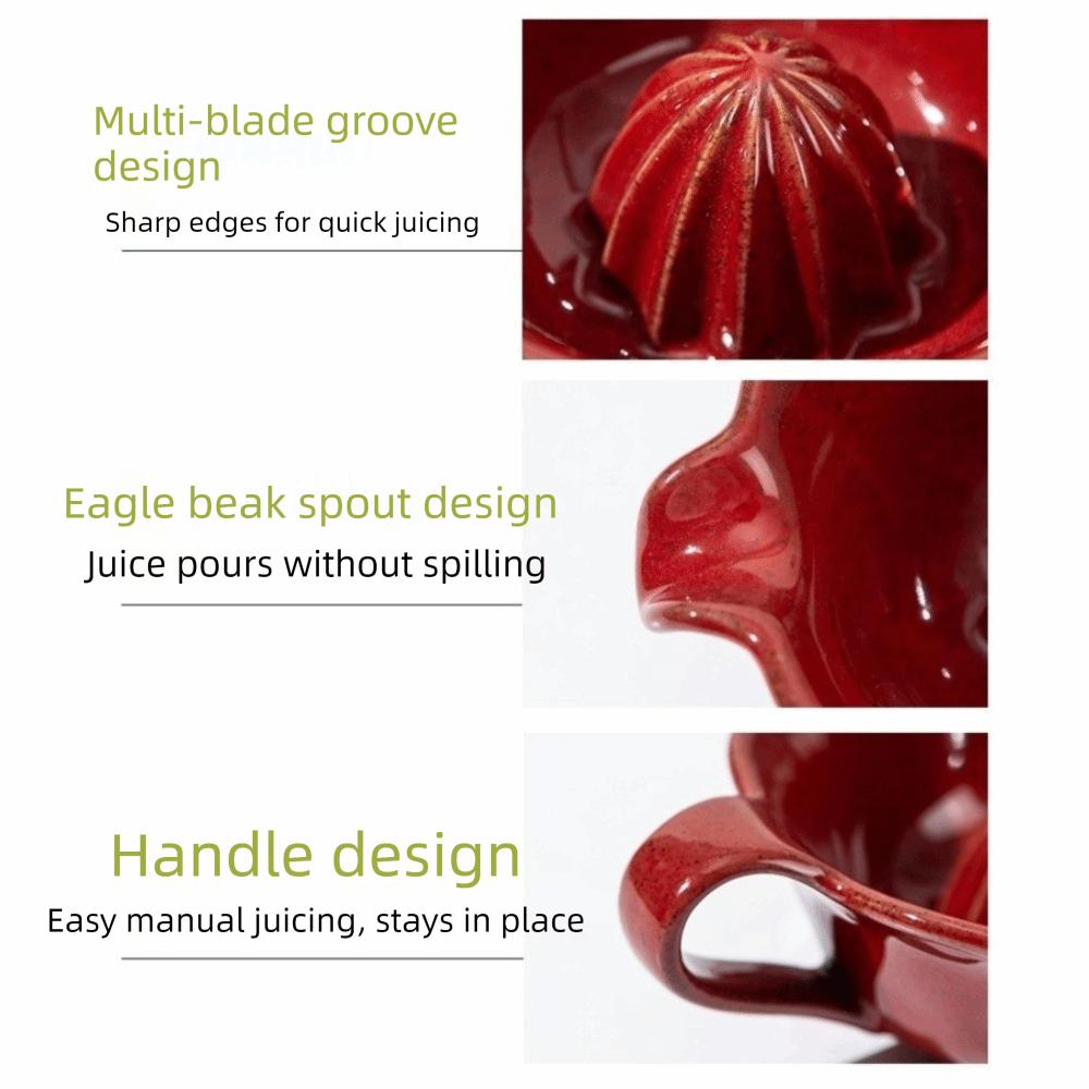 Non-Slip Ceramic Citrus Juicer Japanese Lemon Orange Squeezer Food Grinder Fruit Juice Making