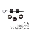 Square Round Mini Spacer Beads Metal Loose Beads For Thin Chain Bracelet Necklace DIY Jewelry Making Supplies For