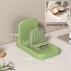 Cream Multifunction Kitchen Rack: Lid, Spoon & Spatula Organizer