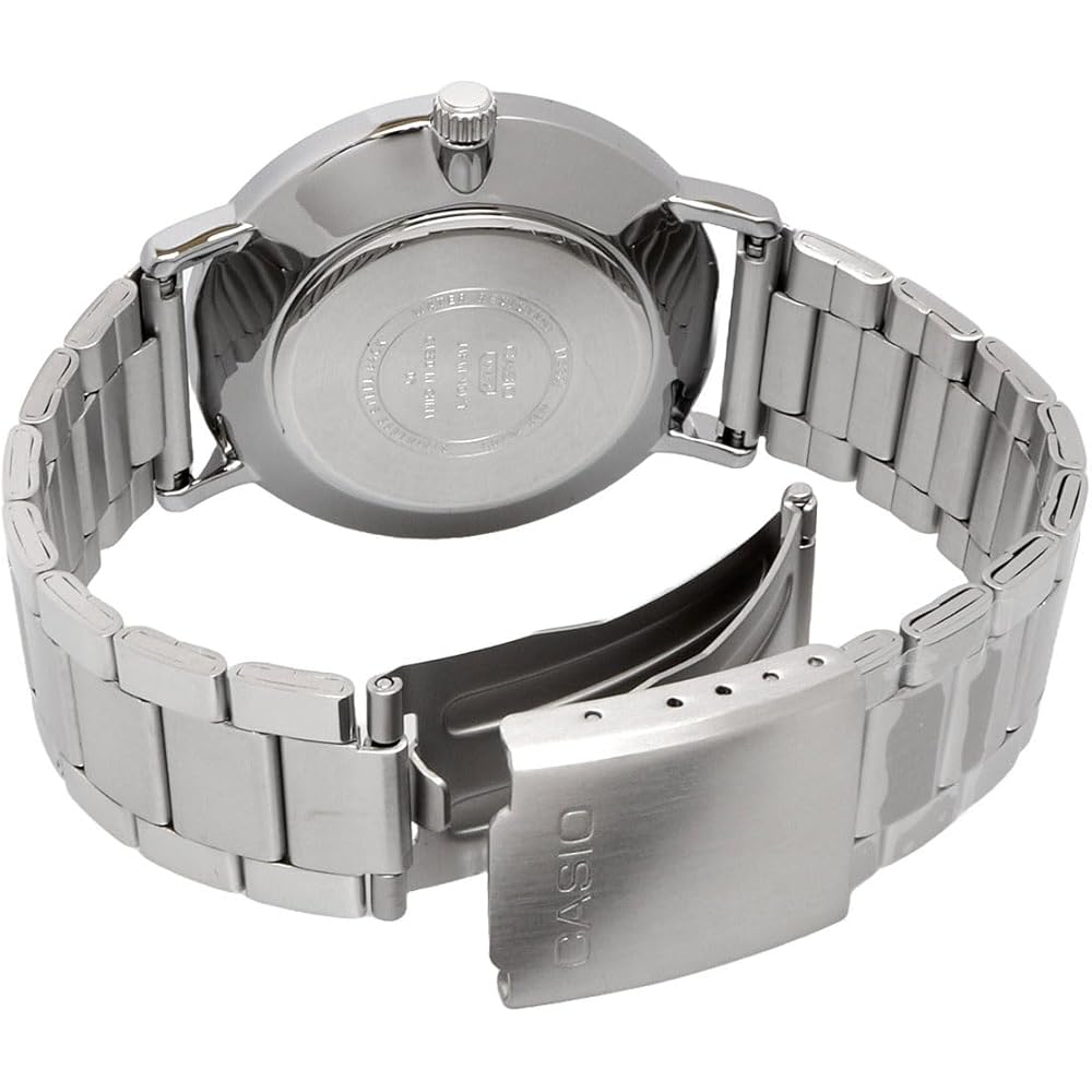 Casio MTP-VT04D-1E Quartz Men's Watch Black Metal Band Imported Model